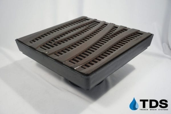 NDS Low Profile Catch Basin with Wave Pattern Grate