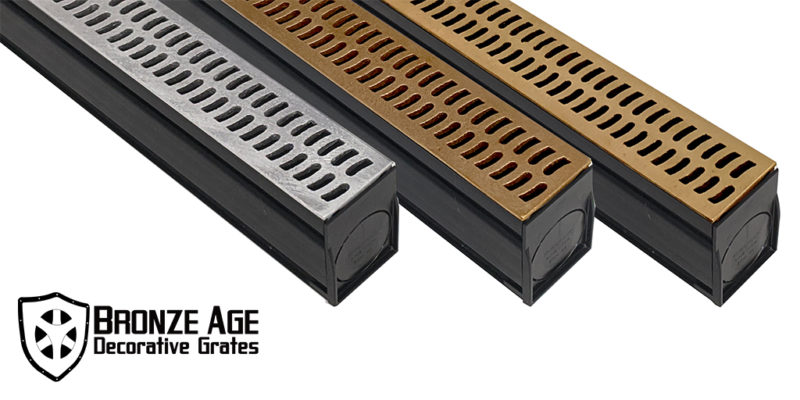NDS Slim Channel Bronze and Aluminum Grates